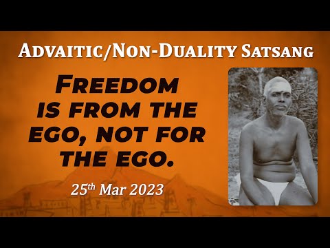 538. Bhagavan Ramana Satsang - Freedom is from the Ego, not for the Ego