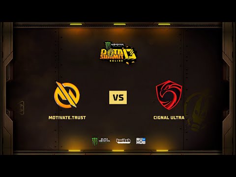 Motivate.Trust vs Cignal Ultra, Monster Energy DOTA Summit 13 Online: SEA, bo2, game 2 [Mortalles]