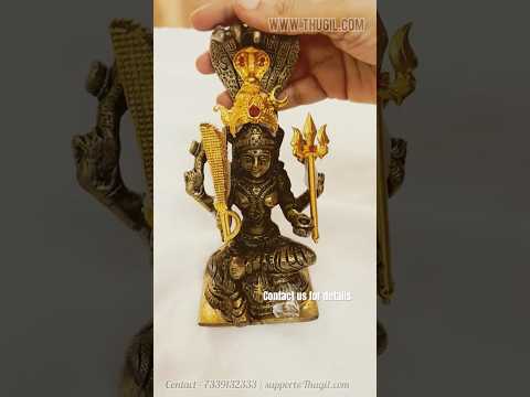 Decorate small idols and statues using white wax or honey glue தேன் மெழுகு from Thugil