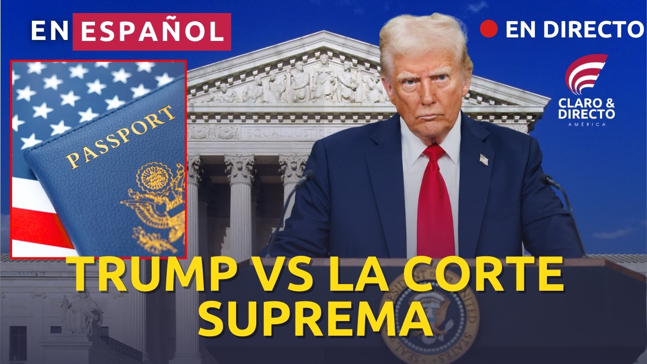 INÉDITO: TRUMP LLEGA A LA CORTE SUPREMA EN PLENA BATTALLA POR LA CIUDADANÍA POR NACIMIENTO