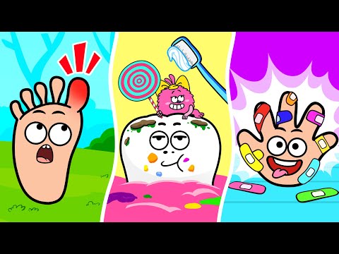 Boo Boo Song | Give Me a Bandage for Kids | Brush Your Teeth | Healthy Habits | Doctor Sophia