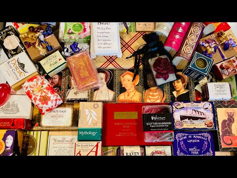 Humanities Haul: Books, Art, History Soaps from the West 📚 ASMR Soap Opening Unwrapping Unboxing 🖤