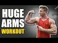 HOW TO GET BIG ARMS | Huge Arm Workout With A TRUE NATTY! (BICEPS & TRICEPS)