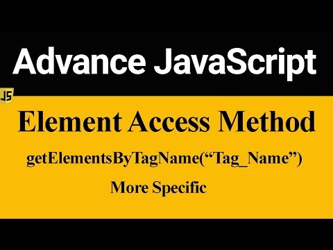 getElementsByTagName More Specific Method in JavaScript Hindi