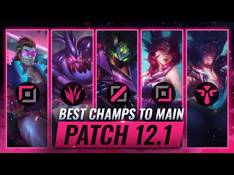 TOP 3 Champions To MAIN For EVERY ROLE in Patch 12.1 - League of Legends Season 12