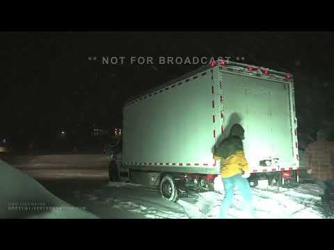 12-09-2022 Snoqualmie Pass, WA  - Winter Storm Impacts Travel - Jackknifed 18-Wheeler- Snow Plows
