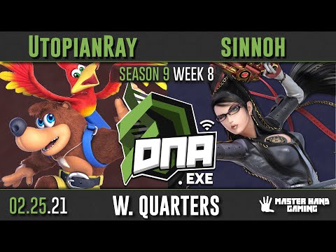 DNA.EXE S9:W8 - UtopianRay (Banjo) Vs. sinnoh (Bayonetta) - W Quarterfinals