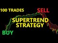 Supertrend Indicator Trading Strategy Tested 100 Times - Full Result Supertrend Indicator Trading Strategy Tested 100 Times - Full Result