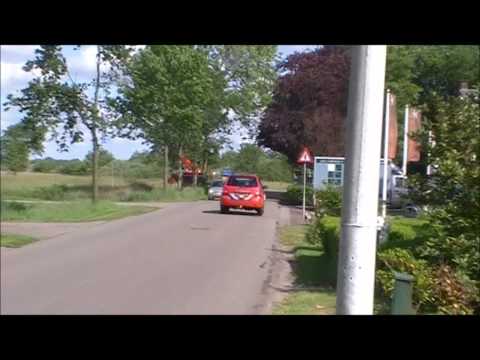 OvD 7193 met spoed naar schuurbrand Eatsermar vanaf open dag brandweer Gytsjerk
