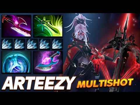 Arteezy Drow Ranger Multishot Archer - Dota 2 Pro Gameplay [Watch & Learn]