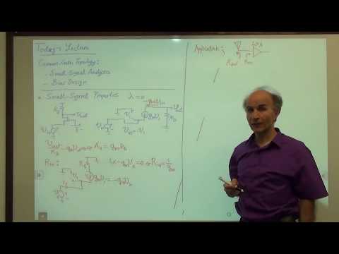 Razavi Electronics 1, Lec 40, Common-Gate Stage