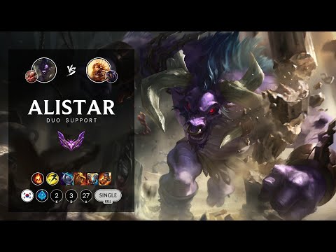 Alistar Support vs Leona - KR Master Patch 12.12