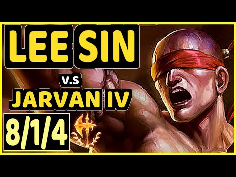 NJI (LEE SIN) vs JARVAN IV - 8/1/4 KDA JUNGLE CHALLENGER GAMEPLAY - EUW