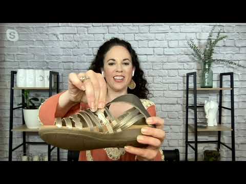 Earth Origins Leather Gladiator Sandals - Bevvy on QVC