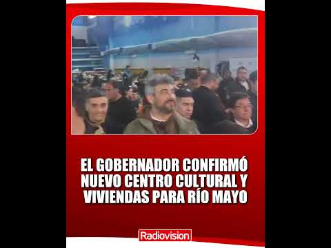 IGNACIO TORRES ANUNCIÓ NUEVAS CASAS Y UN CENTRO CULTURAL PARA RÍO MAYO EN EL 91° ANIVERSARIO