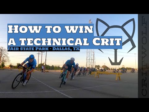 CRITWOLF - how to win a technical crit?! Fair State Park Criterium - Dallas, TX
