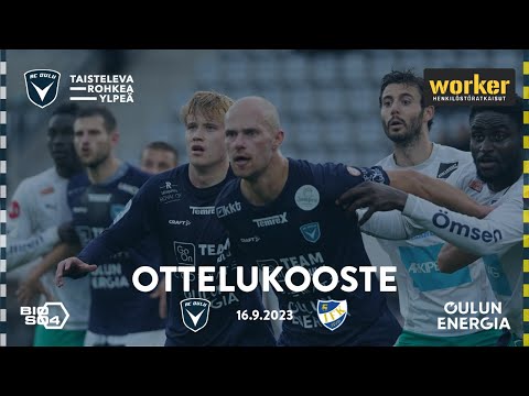 Worker ottelukooste AC Oulu - IFK Mariehamn 16.9.2023 (Veikkausliiga)
