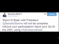 Barack Obama to join India PM Narendra Modi in.