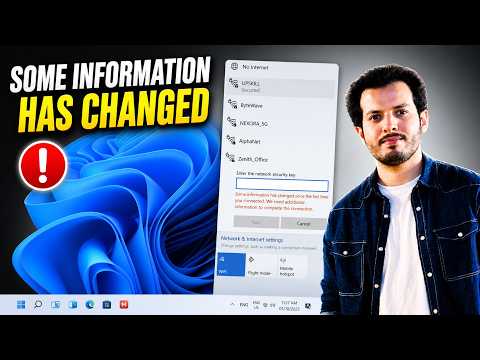 How To Fix &ldquo;Some Information Changed Since The Last Time You Connected&rdquo; in Windows