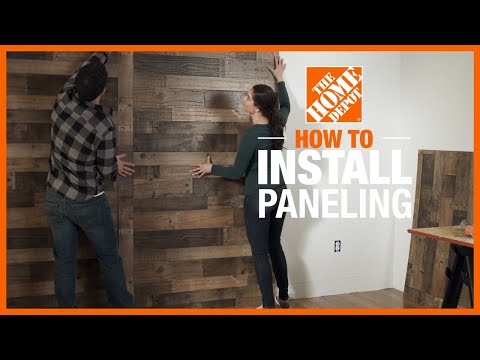 How to Install Paneling | Wall Ideas & Projects | The Home Depot