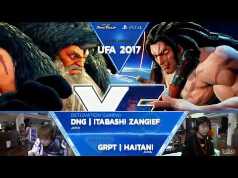 SFV: DNG Itabashi Zangief vs GRPT Haitani - UFA 2017 Top 8 - CPT 2017