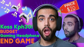 Koss KPH30i Clear Review - Best Budget Gaming Headphones UNDER $25 (SHOCKING 😱) 2022