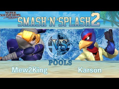 SNS2 - FOX MVG | Mew2King (Sheik, Pichu) vs Karson (Falco) - Melee Pools