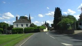 preview picture of video 'Driving Through Hallow Village Towards Worcester, Worcestershire, England 14th June 2009'