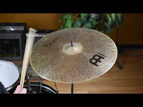 22" Meinl Byzance Dark Big Apple Dark Ride Cymbal 2482g *Video* image 7