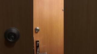 Entry door lock - working normally