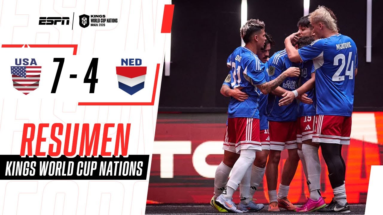 E.E.U.U FUE MÁS Y ESTÁ EN CUARTOS DE LA KINGS WORLD CUP | Estados Unidos 7-4 Países Bajos | RESUMEN