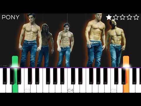 Ginuwine - Pony | EASY Piano Tutorial