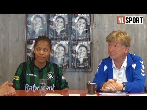 023voetbal damesvoetbal Alliance'22 Erwin van Baarle en Anna vd Vlist