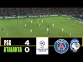 PSG Vs ATALANTA 4 0 2025 Champions League Match Highlights