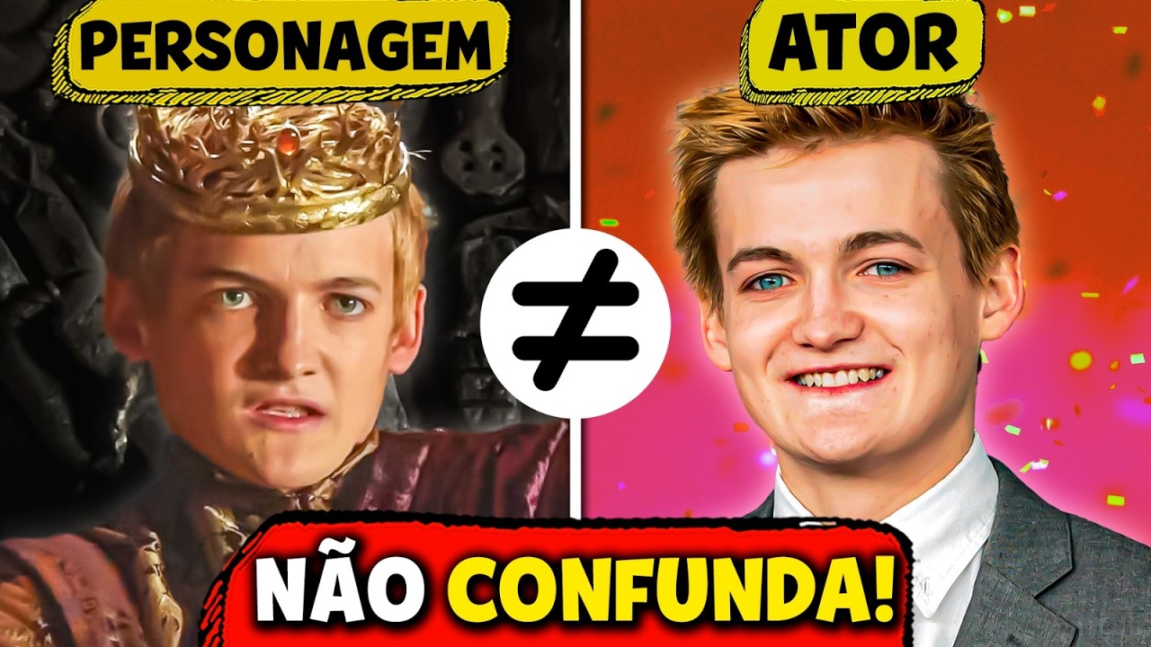 14 ATORES AMEAÇADOS DE ☠️ por serem confundidos com seus PERSONAGENS!