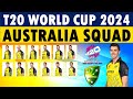 T20 World Cup 2024 Australia Squad: Australia squad for ICC T20 World Cup 2024