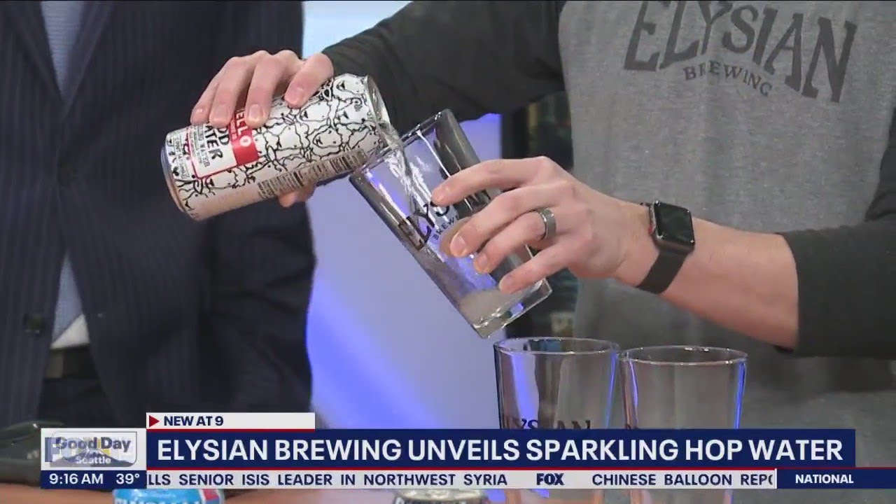 Elysian Brewing unveils sparkling hop water | FOX 13 Seattle