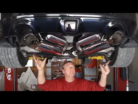 Aftermarket Exhaust Install on a Nissan 370z