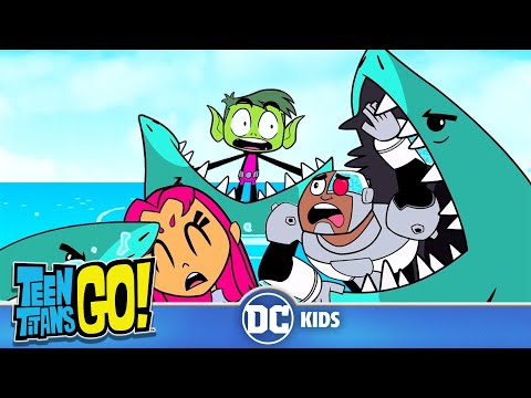 Teen Titans Go! | Shark Week! 🦈 | @dckids