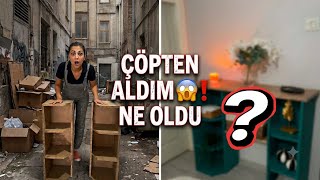 ÇÖPTE BULDUĞUM BU İKİ RAFTAN  ŞIK DRESUAR YAPTIM 😱🥰KİMSE İNANMADI 🤭 DI