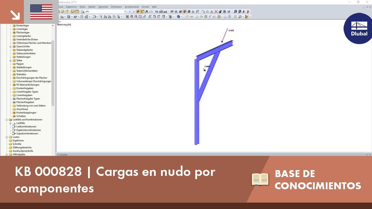 KB 000828 | Cargas en nudo por componentes