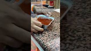 THIS IS THE BEST DONER KEBAB CHILLI SAUCE IN LONDON 😍🥵! #halal #londonfood #restaurant #review