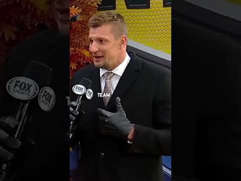 Rob Gronkowski and Michael Strahan on Patriots-Giants rivalry 😳 #NY #Giants #Patriots #NFL