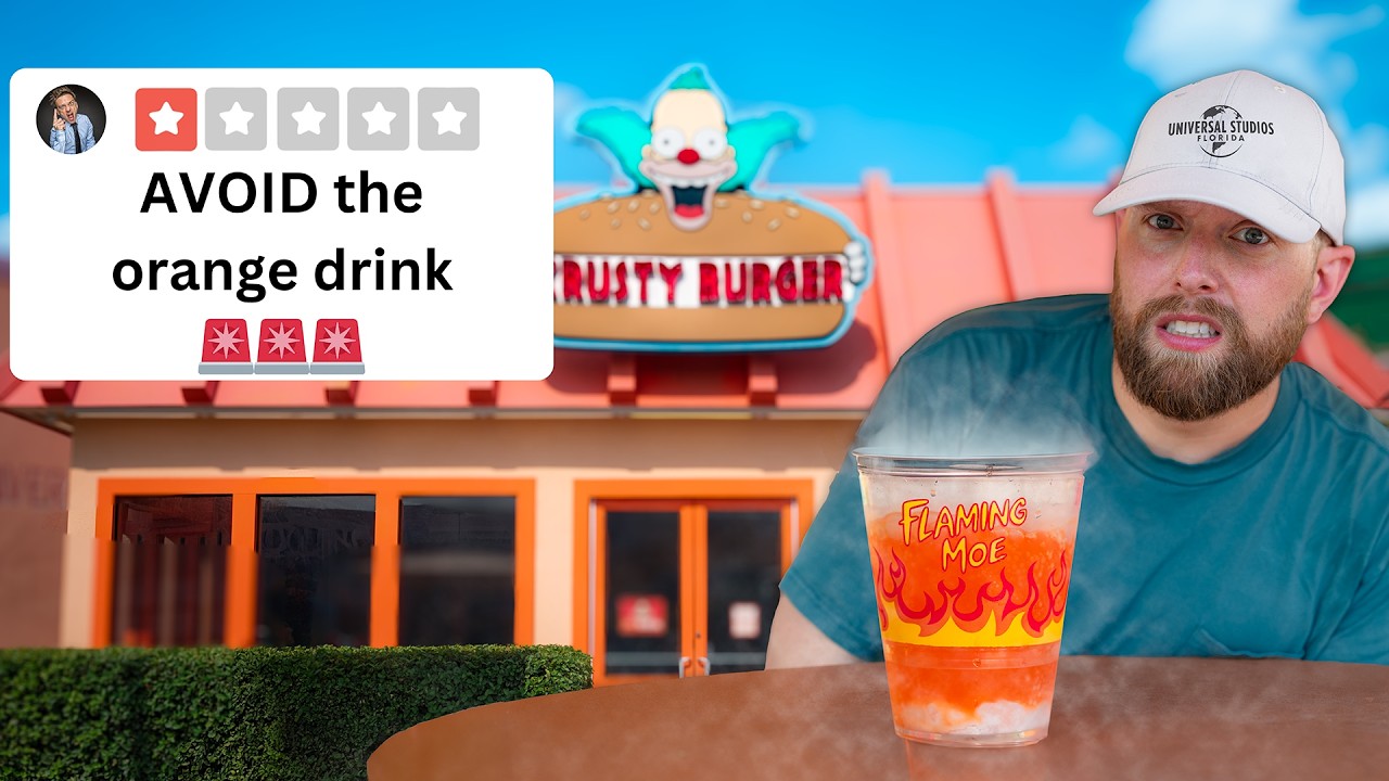 I Tried the WORST Rated Restaurants at Universal Studios