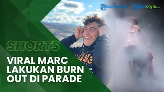 Viral Aksi Marc Marquez Melakukan Burn Out saat Parade dan Membuat Namanya Trending di Twitter