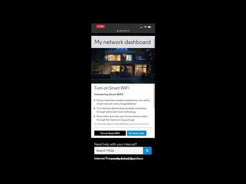 How to change your network name and password on optimum Altice one