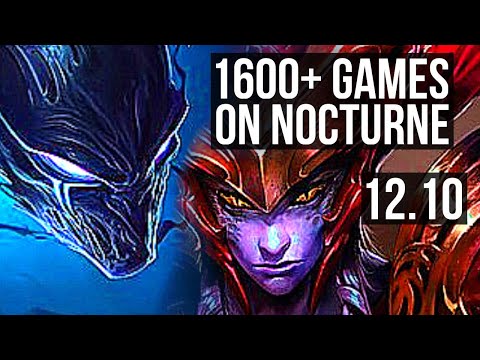 NOCTURNE vs SHYVANA (JNG) | 11/1/9, 2.4M mastery, 1600+ games, Legendary | EUW Master | 12.10