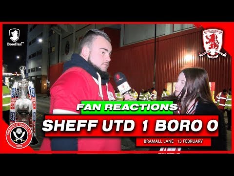 WE GOT BATTERED!! | FAN REACTIONS | SHEFFIELD UNITED 1 MIDDLESBROUGH 0