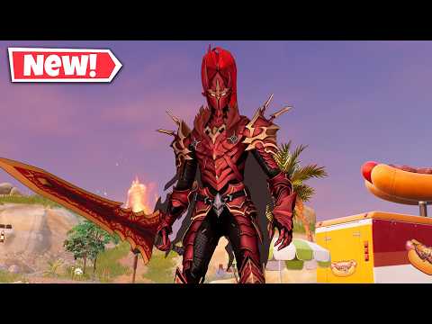 NEW BLOOD-RED COMMANDER IGRIS Skin Gameplay In Fortnite! (Solo Leveling)