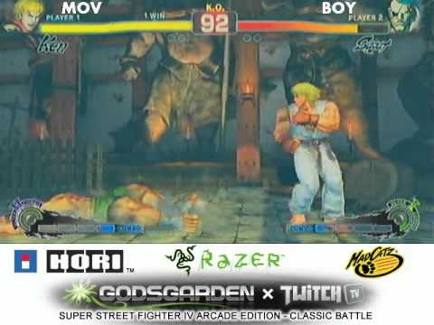 MOV (Ken) vs Boy (Sagat) - Godsgarden Classic Battle